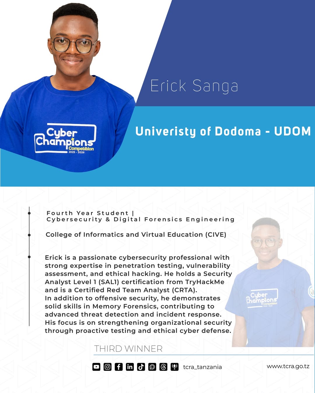 About Erick Sanga
